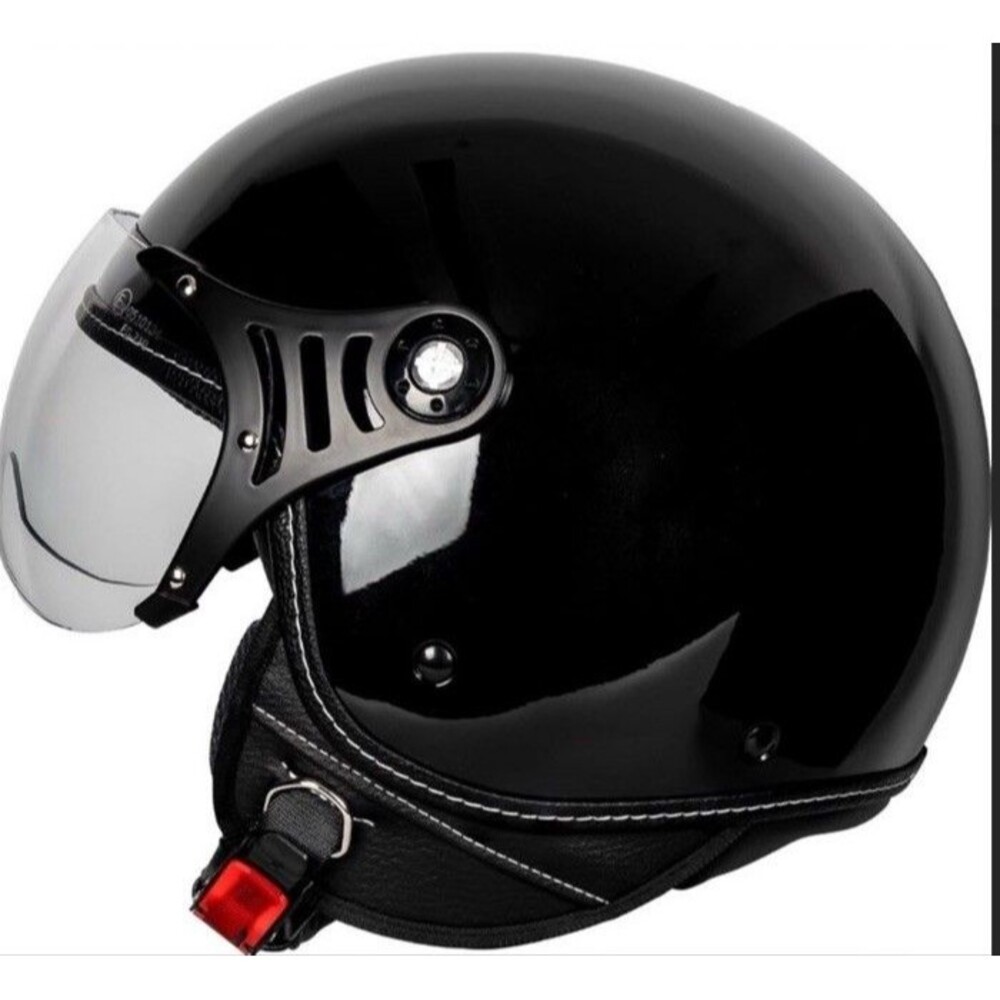 Yesmotor 3/4 Motorcycle Helmets Retro Open Face Vespa Scooters